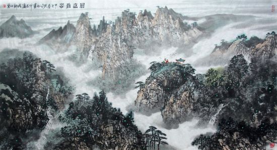 《層巒疊翠》張松 《層巒疊翠》張松