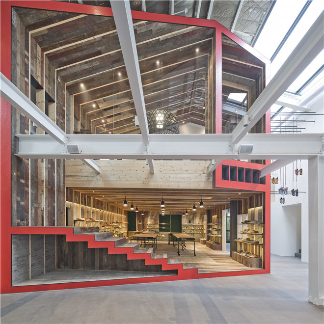 亞洲最具影響力設(shè)計(jì)獎(jiǎng)商業(yè)空間銅獎(jiǎng) Camper展廳(圖2)