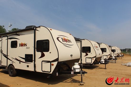 日照露營裝備展施工現場如火如荼(圖2)