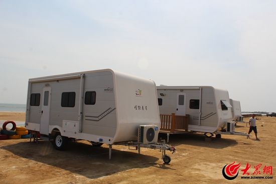 日照露營裝備展施工現場如火如荼(圖3)