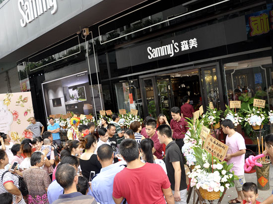 森美廚柜展廳盛裝開業(yè)現(xiàn)場(chǎng)