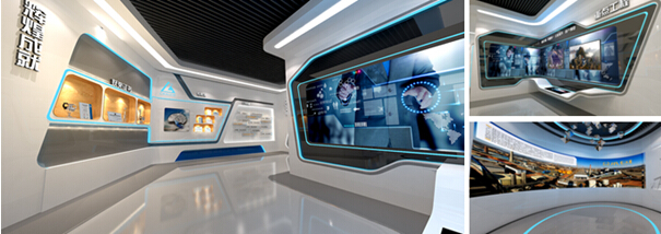 企業(yè)展廳設(shè)計打造高端互動科技展廳(圖2) \