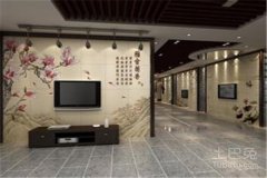 分享瓷磚展廳背景墻的設計方法