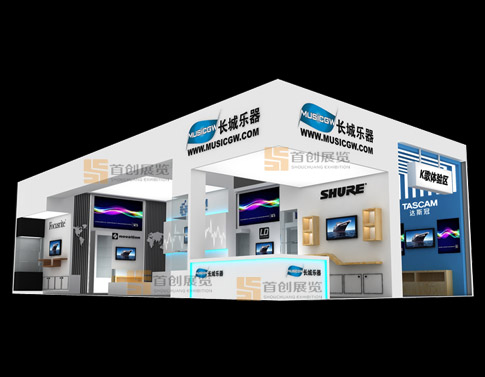 長(zhǎng)城樂器  展會(huì)裝修設(shè)計(jì)