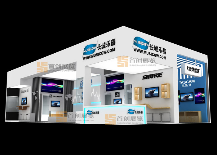長城樂器 展會裝修設計(圖1) 長城樂器 展會裝修設計(圖1)
