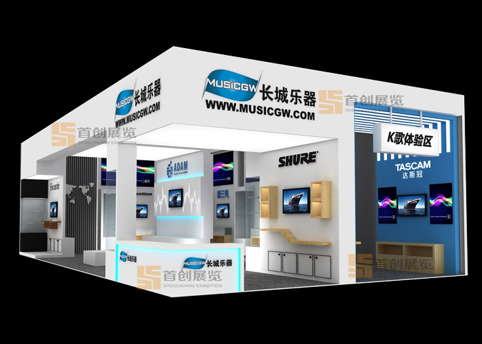 長城樂器 展會裝修設計(圖2) 長城樂器 展會裝修設計(圖2)