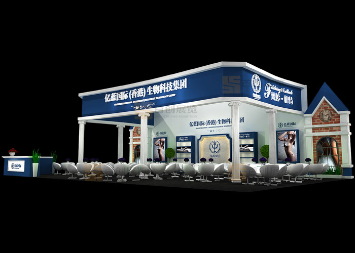 億藍(lán)  攤位設(shè)計(jì)(圖2)